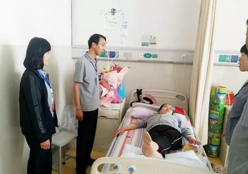 美廚公司工會、愛心基金會聯(lián)合湖濱鎮(zhèn)總工會走(圖2)